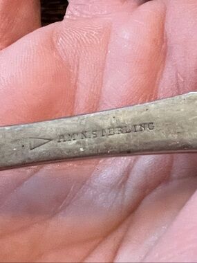 Antique Sterling Silver large fork flatware